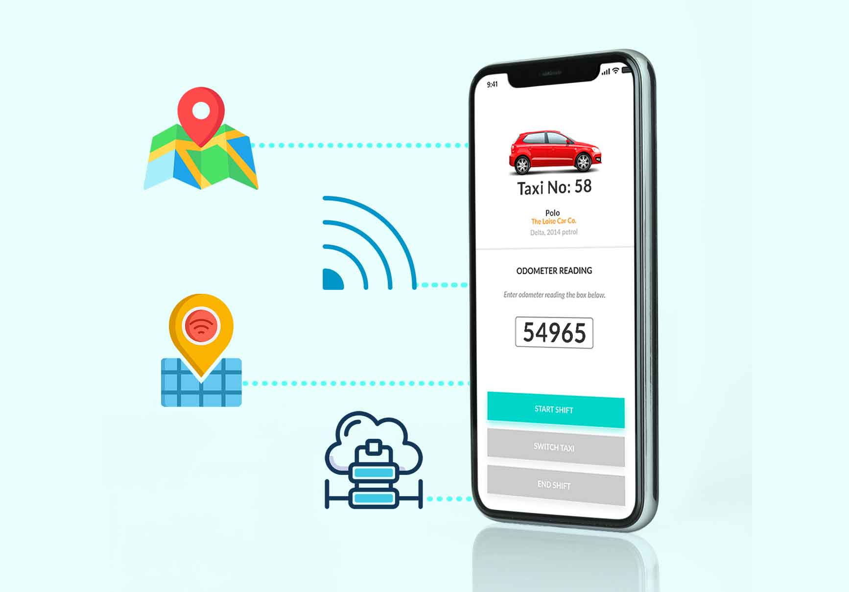 Technology used Fleet Tracking App