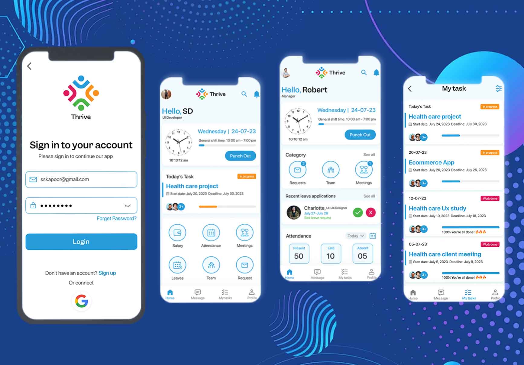 Thrive Healthcare App