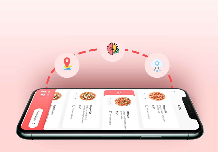 Technology used Pizza Delivery App